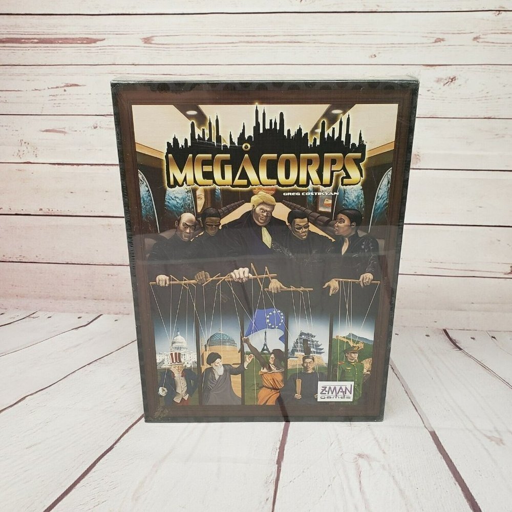 Megacorps 2009 Board Game Z-Man Games Sealed